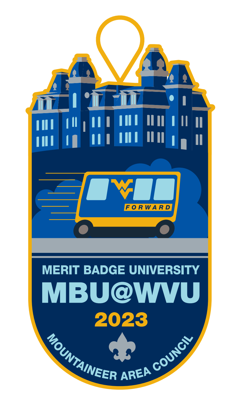 MBU 2023 patch artwork - featuring Woodburn and the PRT 